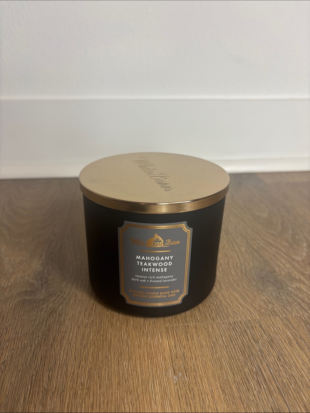 Bath & Body Works Mahogany Teakwood Intense 3 Wick Scented Candle 14.5 oz